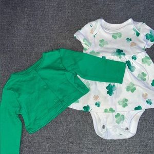 Carter’s Dress with cardigan sweater